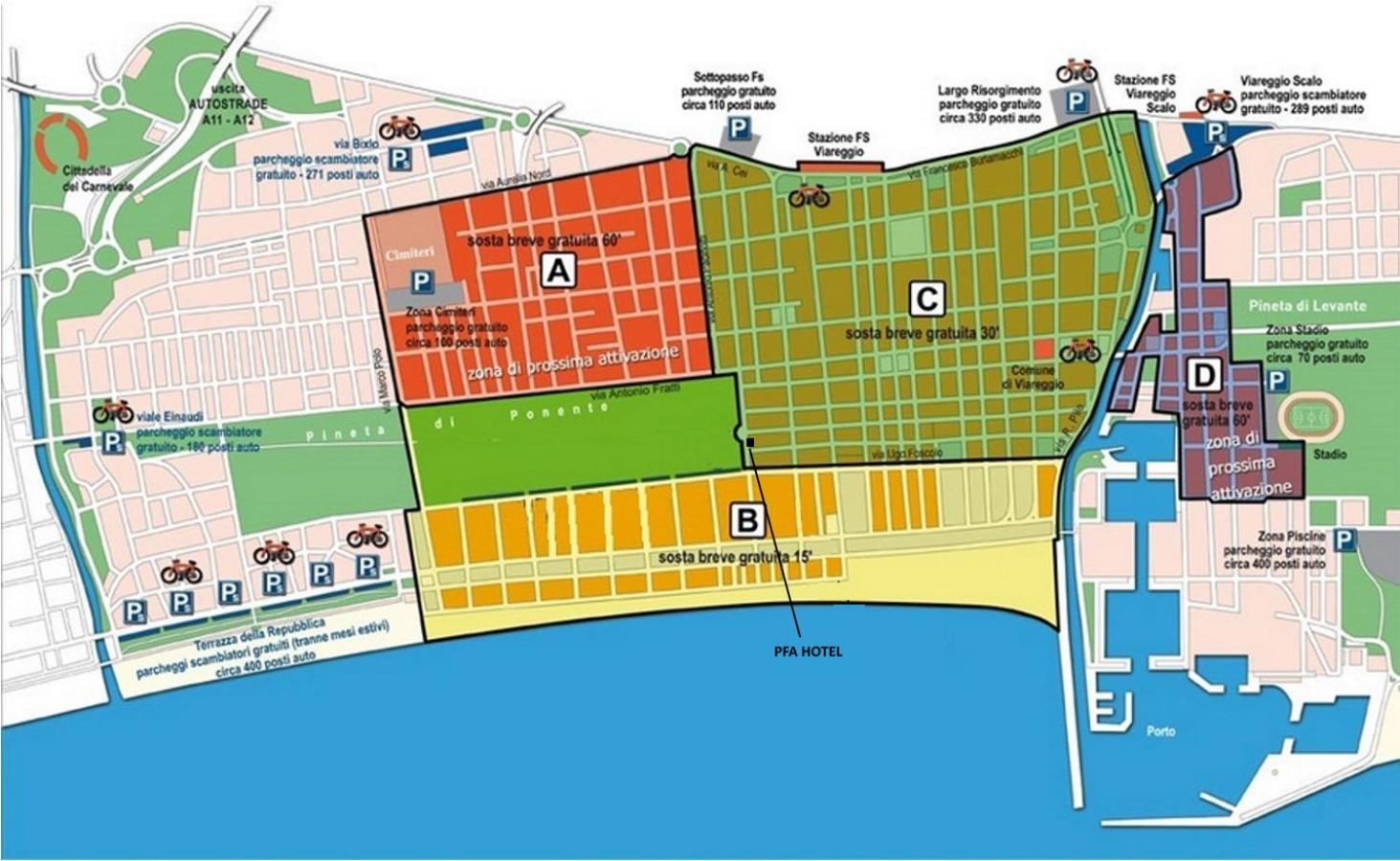 Pfa Hotel Viareggio Ngoại thất bức ảnh